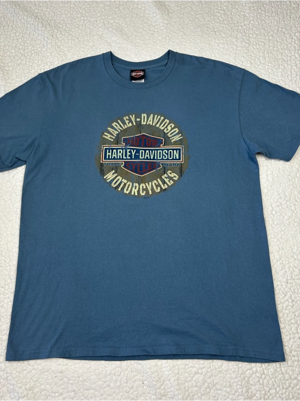 HARLEY-DAVIDSON T-Shirt Men's XL Blue Grand Canyon Sedona AZ Motorcycle Biker